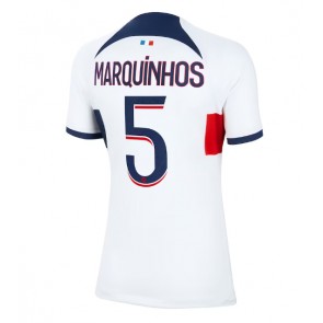 Lacne Ženy Futbalové dres Paris Saint-Germain Marquinhos #5 2023-24 Krátky Rukáv - Preč